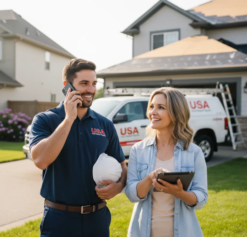 USA Roof Repair Experts customer support in Hornell